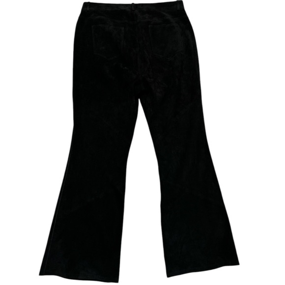 Lafayette 148 Suede Wide Leg Pants Black - Picture 3 of 7